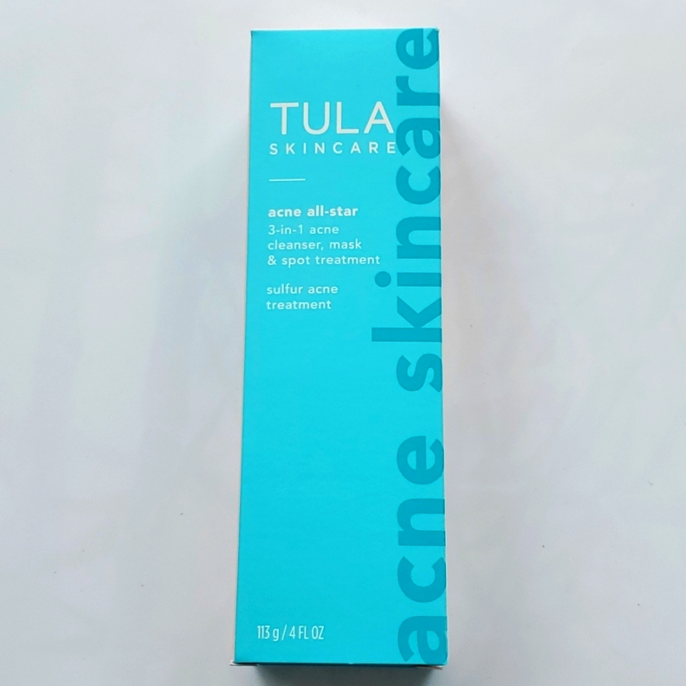 Tula acne all star cleanser, mask & treatment NIB